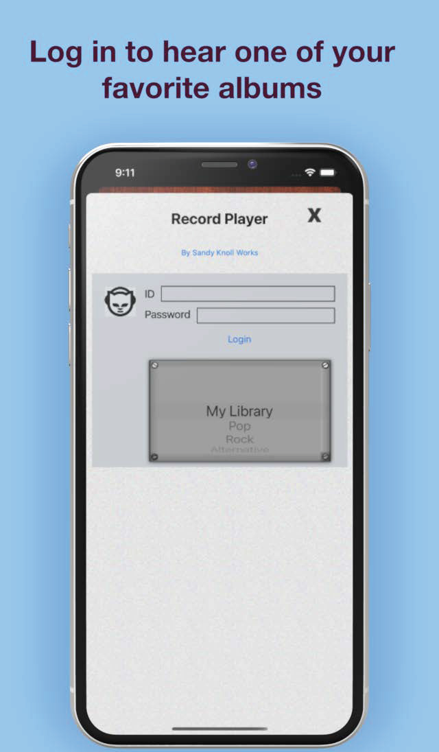 Log in to hear one of your favorite albums